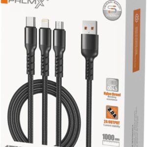 Kit Cabos Carregador Fast Charge - 3 Peças